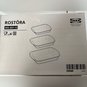 IKEA ROSTÖRA Baking Dish Set - bronze